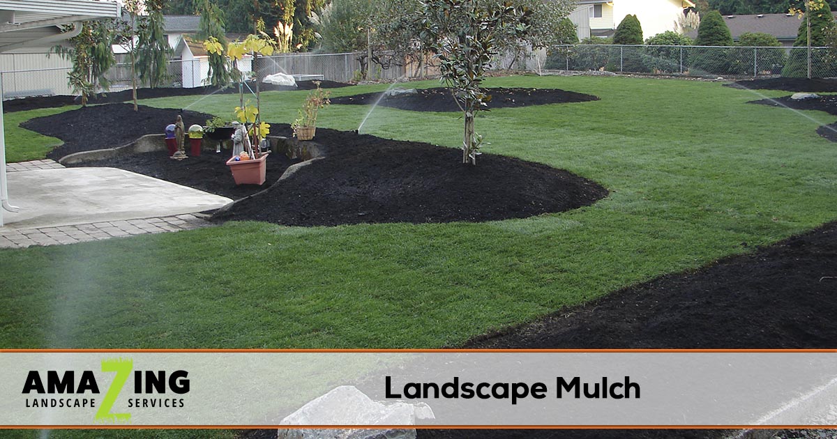 Landscape Mulch Installation Amazing Landscape Services